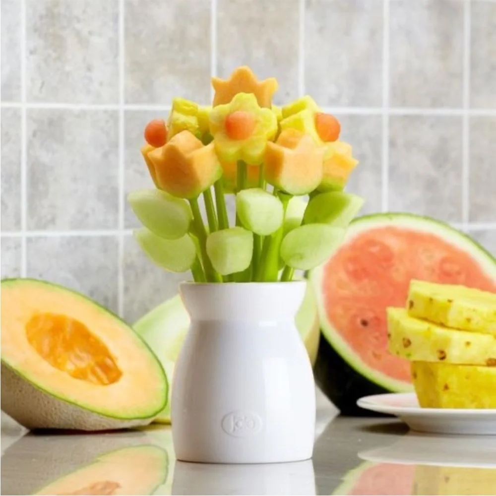 JOIE Flower Power Fruit Vase Set, unused